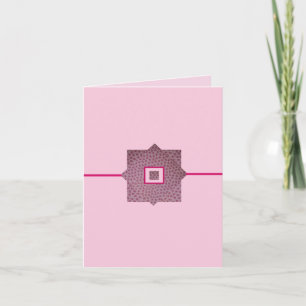 Pink Raindrops Card