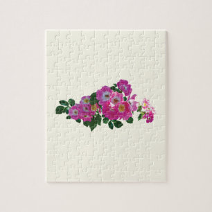 Pink Rambler Rose Jigsaw Puzzle