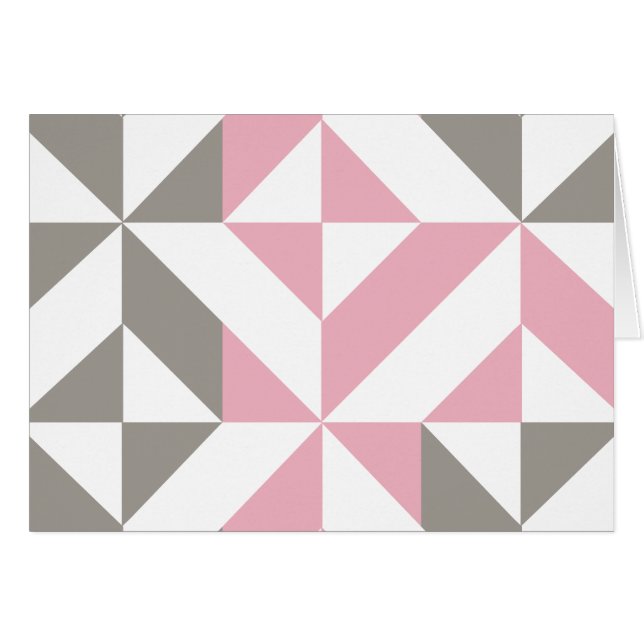Pink Raspberry and Silver Geometric ZigZag (Front Horizontal)