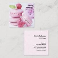 Pink Raspberry Macarons French Pastry