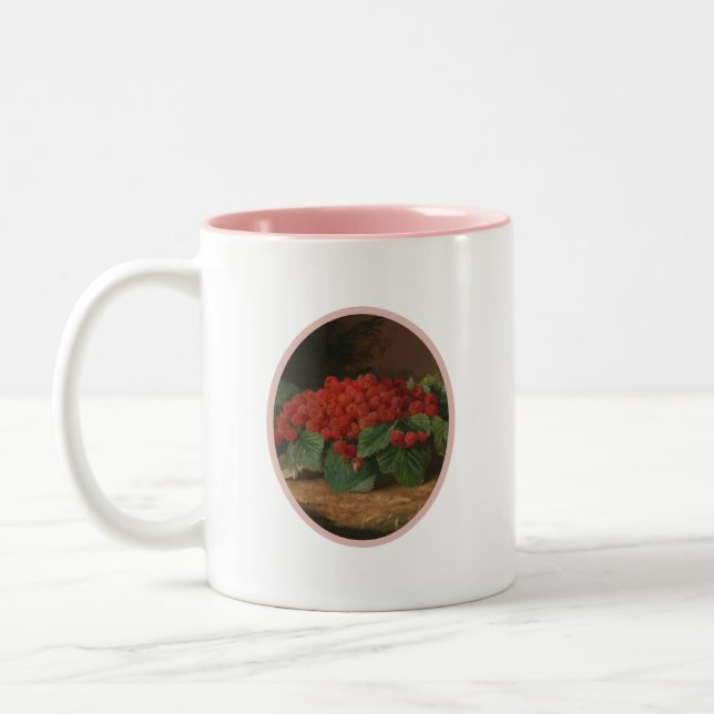 Pink Raspberry Teacup or Coffee cup (Left)