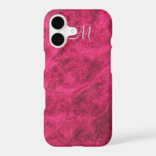 Pink Raspberry Textured Suede Look