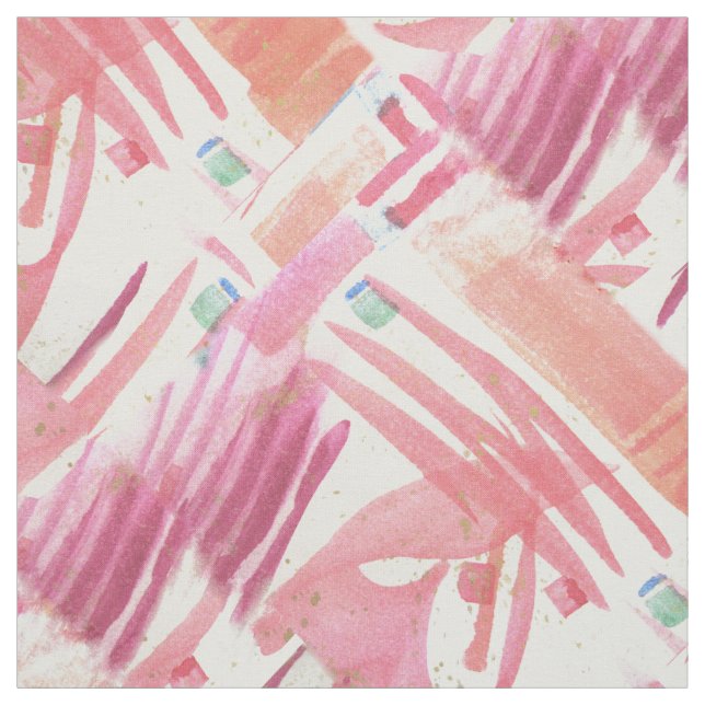 Pink Razzle Valentines Fabric (Swatch)
