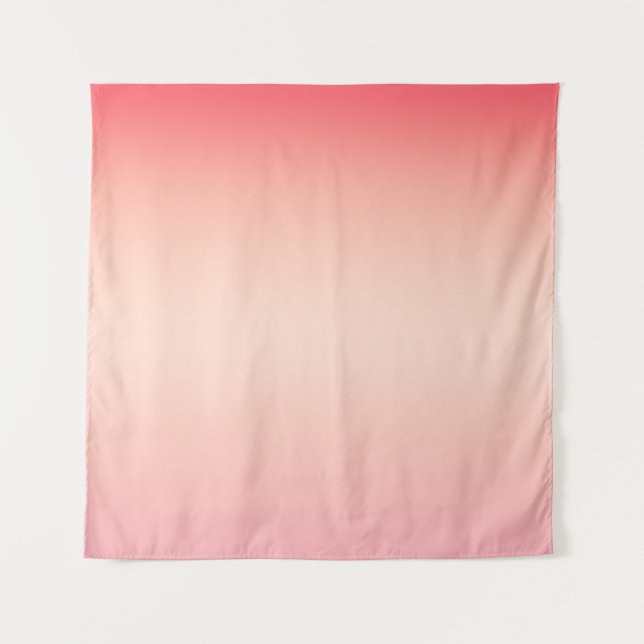 Pink red and yellow colour gradient background tapestry (Front)