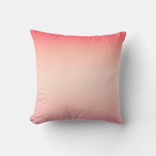 Pink red and yellow colour gradient background throw pillow
