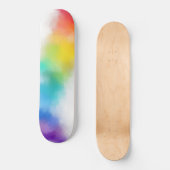 Pink Red Blue Green Yellow Custom Blank Template Skateboard (Front)