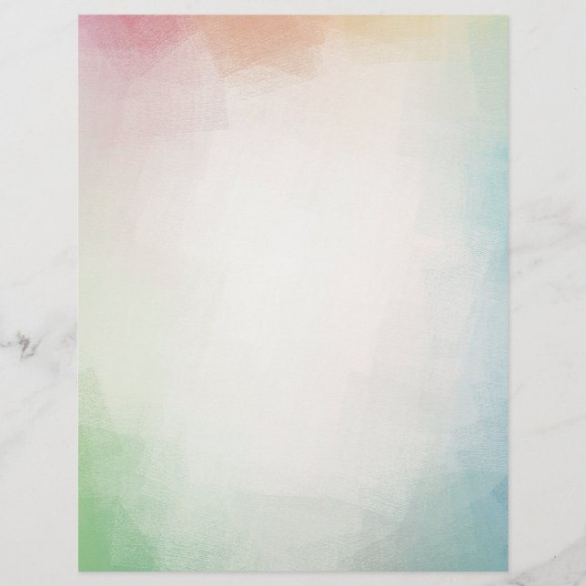 Pink Red Blue Green Yellow Modern Colourful Letterhead (Front)