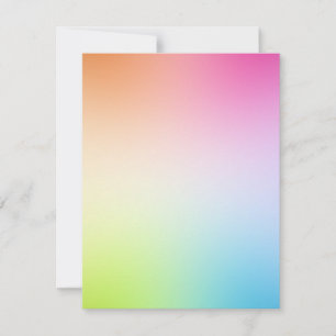 Pink Red Blue Yellow Green Colourful Blank Templat Card