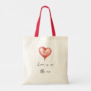 Pink Red Butterflies love is in the air heart Tote Bag