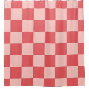 Pink Red Chequered Gingham Pattern