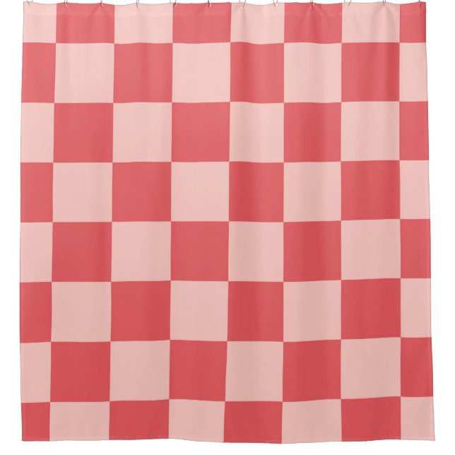 Pink Red Chequered Gingham Pattern (Front)