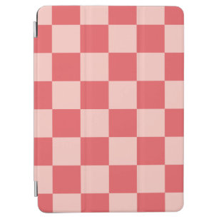 Pink Red Chequered Gingham Pattern iPad Air Cover