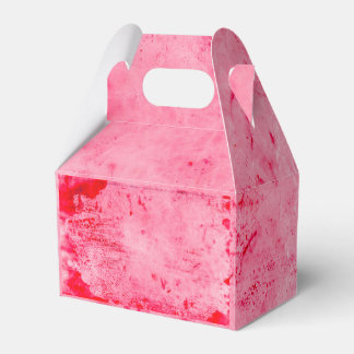 Pink Red Grunge Paint Texture Favor Box