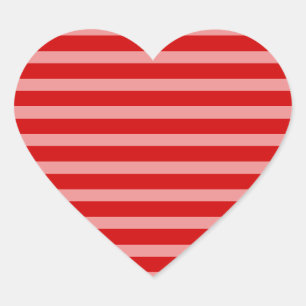 Pink Red  Heart Sticker