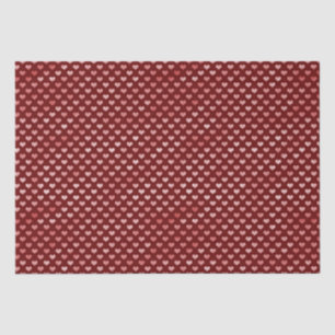 Pink Red Hearts Ombre Tissue Paper