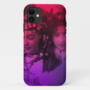 Pink Red Maghreb Ouled Naïl Berber Girl Female Cas iPhone 11 Case