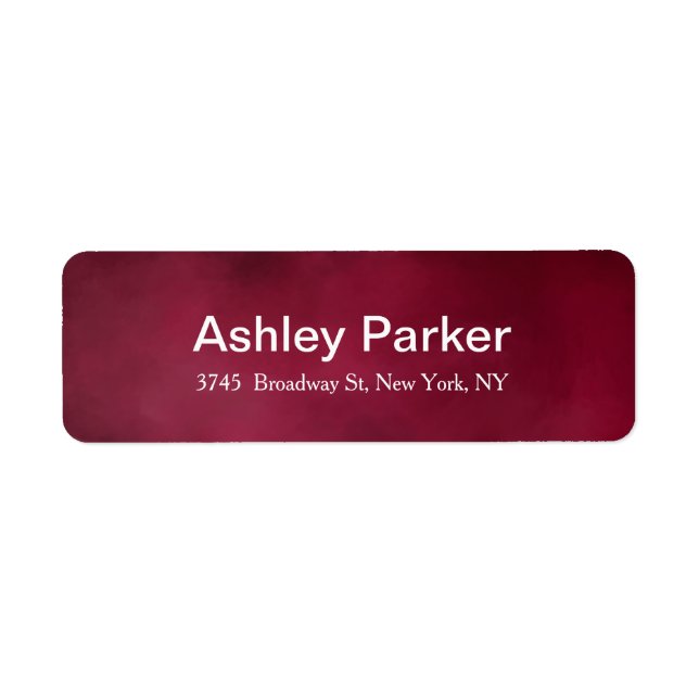 Pink Red Modern Elegant Stylish Trendy (Front)