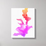 Pink Red Purple Orange Yellow Abstract Painting Canvas Print<br><div class="desc">Pink Red Purple Orange Yellow Abstract Expressionist Acrlylic Painting Canvas Print.</div>