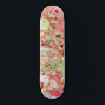 Pink Red Purple Yellow Green Modern Abstract Skateboard<br><div class="desc">Pink Red Purple Yellow Green Modern Colourful Abstract Art Trendy Custom Blank Template Skateboard.</div>