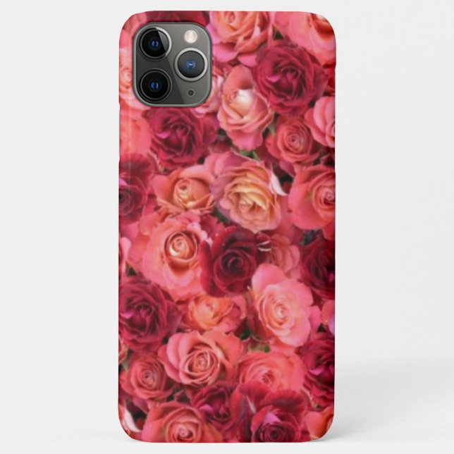 PINK RED ROSE FIELD ,Floral Case-Mate iPhone Case (Back)