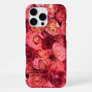 PINK RED ROSE FIELD iPhone 16 PRO MAX CASE
