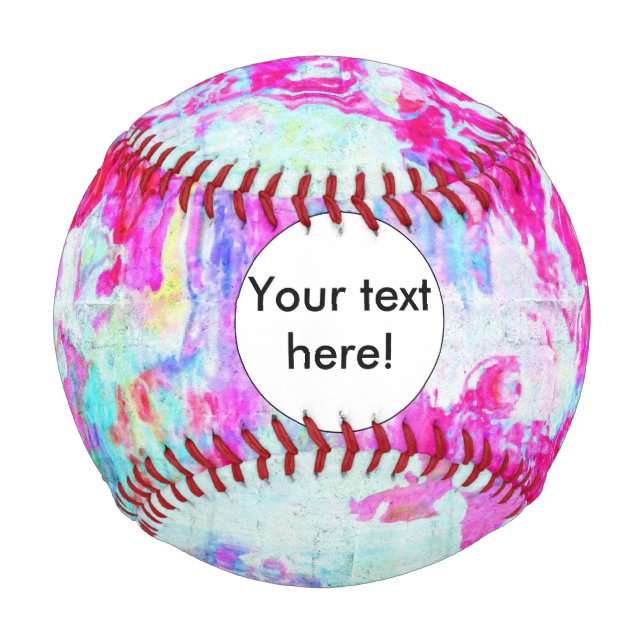 Pink red texture baseball (Front)