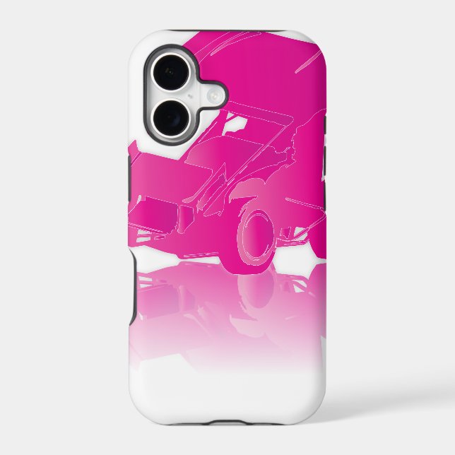 Pink Reflection Winged Sprint Car (Back)