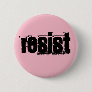 Pink Resist Badge 2 Inch Round Button