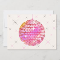 Pink retro disco lights