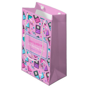 Pink Retro Gaming Small Gift Bag