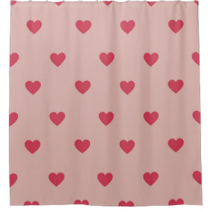 Pink Retro Heart Y2K Pattern With Pink Background