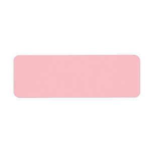 Pink Return Address Label