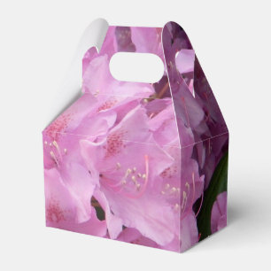 Pink Rhododendron Floral Favour Box
