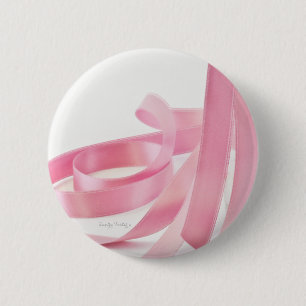 Pink Ribbon 2 Inch Round Button
