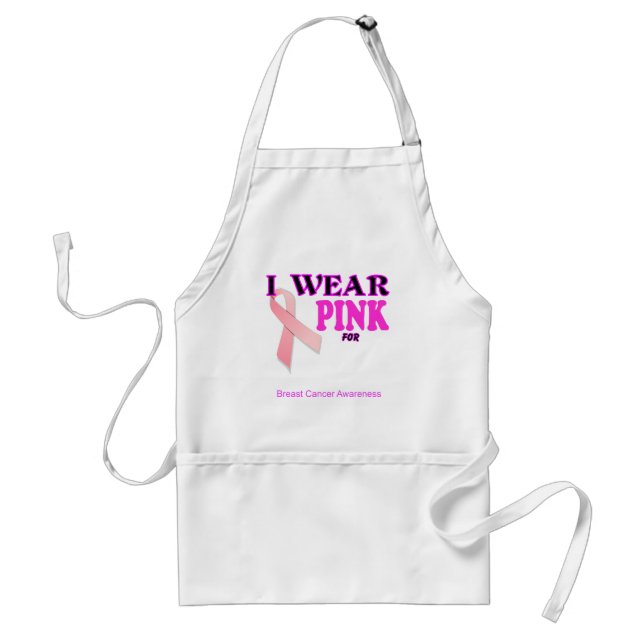 Pink Ribbon Apron Template (Front)