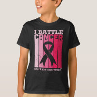 Pink Ribbon Battle Cancer Survivor Support Warrior