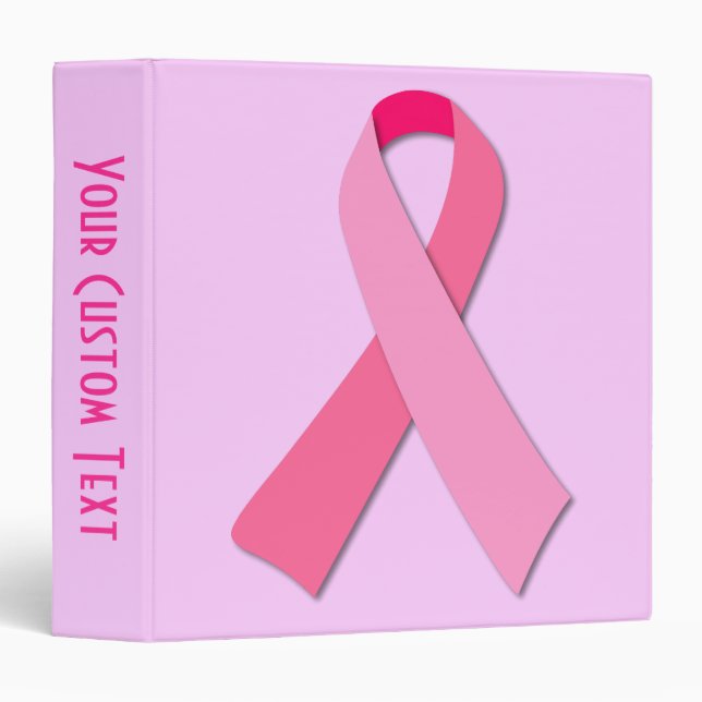 Pink Ribbon Binder (Front/Spine)