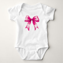 Pink ribbon bow