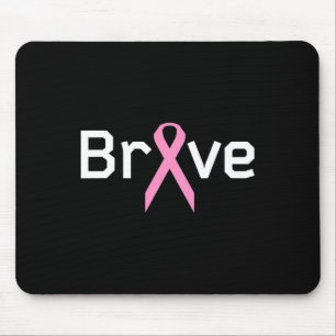 Pink Ribbon Brave Worlds Cancer Survivor Support A Mouse Pad