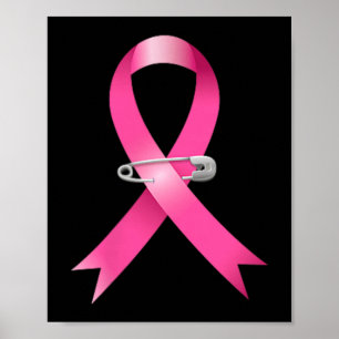 Pink Ribbon Breast Cancer Awareness 1 Poster