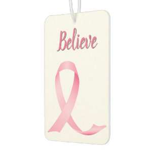 Pink Ribbon Breast Cancer Awareness Air Freshener