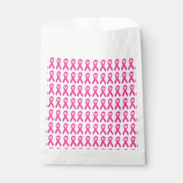 Pink Ribbon Breast Cancer Awareness HOPE Favour Bag (Front)