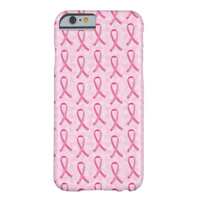 Pink Ribbon Breast Cancer Awareness iPhone 6 case (Back)