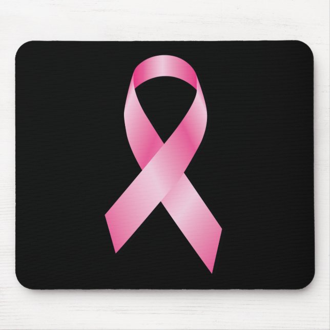 Pink Ribbon - Breast Cancer Awareness Mouse Pad (Front)