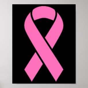 Pink Ribbon Breast Cancer Awareness Poster