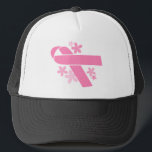 Pink Ribbon - Breast Cancer Awareness Trucker Hat<br><div class="desc">Breast Cancer awareness design.</div>
