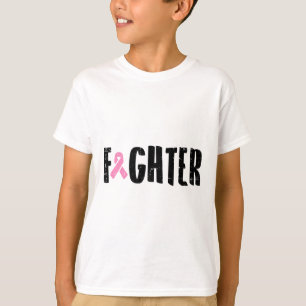 Pink Ribbon Breast Cancer Awareness Warrior Gift  T-Shirt