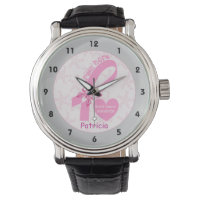 Pink Ribbon Breast cancer survivor, grey border