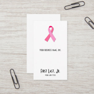 Pink Ribbon Business Card