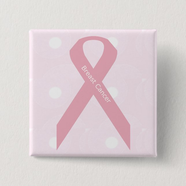 Pink  ribbon button (Front)